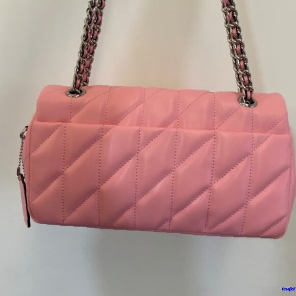 Coach Tabby Shoulder Bag 26 With Quilting And Floral Print - Picture 4 of 5